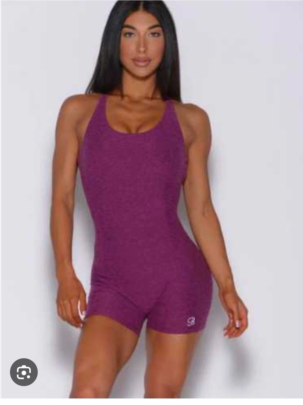 Bombshell Sportswear Sculpted Bodyshort (plum)